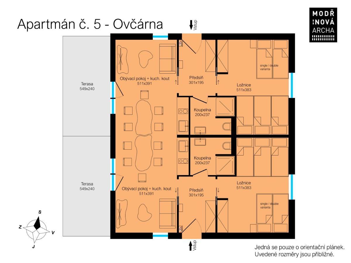 Apartmany Modrinova Archa S Privatni Saunou Vaclavov u Bruntalu Zewnętrze zdjęcie